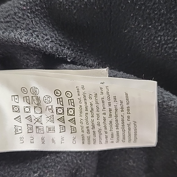 Calvin Klein black thermal pullon athletic athleisure pants elastic Size Large - Picture 10 of 10